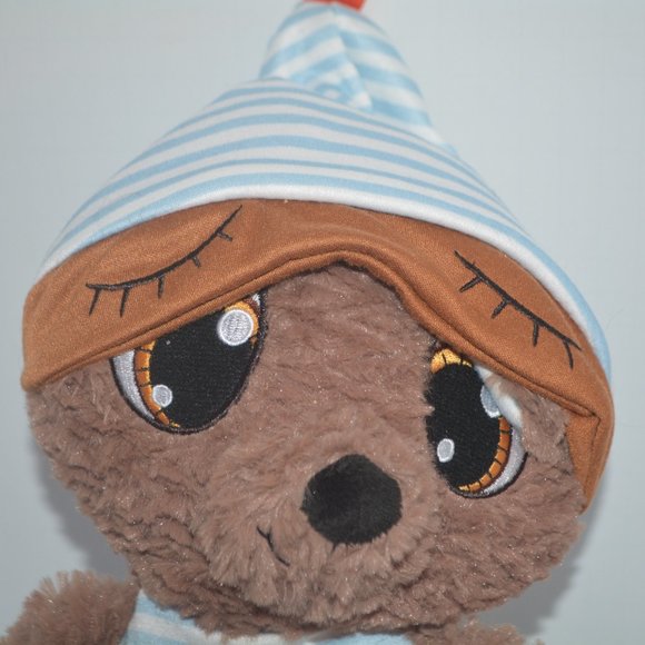 Dan Dee Sleepy Caps Little Plush Tommy Teddy Bear 15" Cuddly Toy Stuffed Animal - Picture 3 of 9